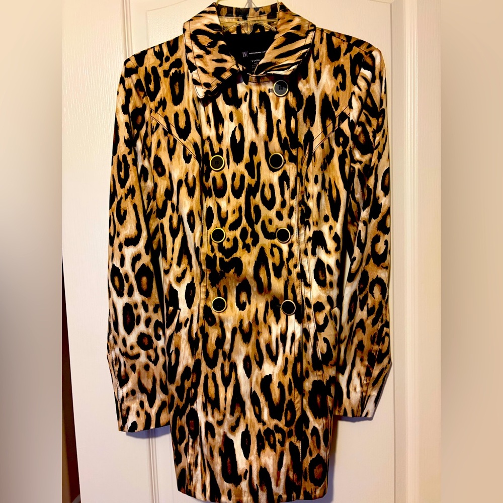 INC Long Trench Jacket Sz XS